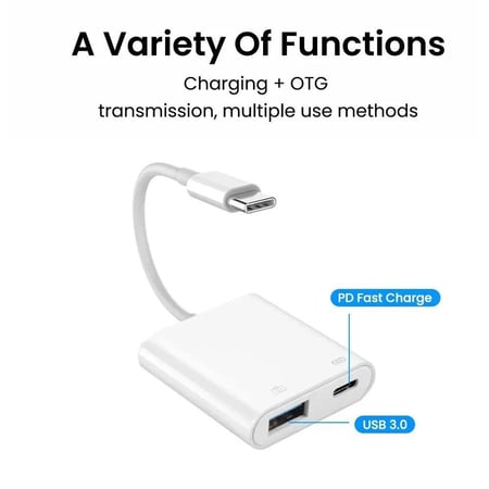 وصلة تايب سي الى type-c و USB