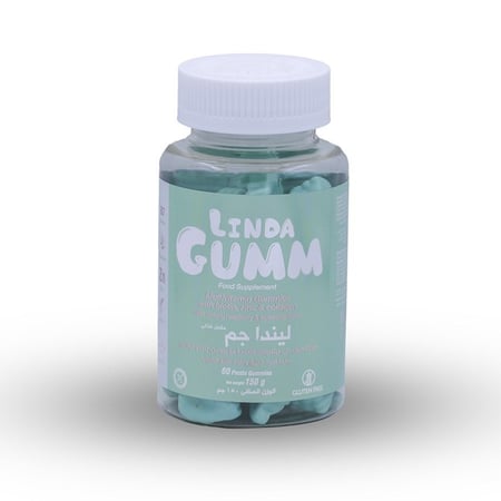 مكملات بيوتين وكولاجين و الزنك للشعر والاظافر 60 gummies