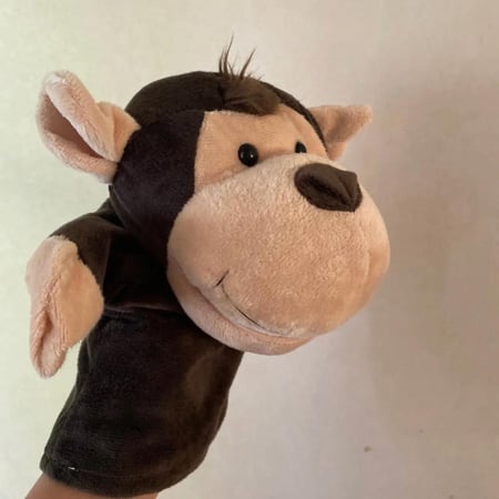 دمى اليد على شكل قرد