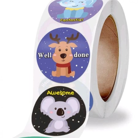 شريط ستكرات تشجيعية 500 حبة