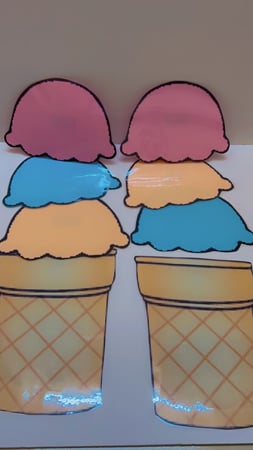 استراتيجية تراكيب الايسكريم- 8 قطع