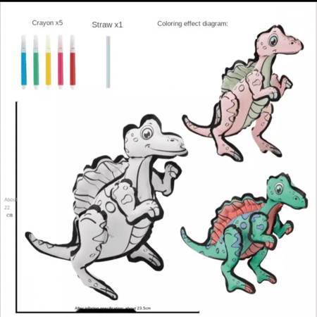 لعبة تلوين ديناصور