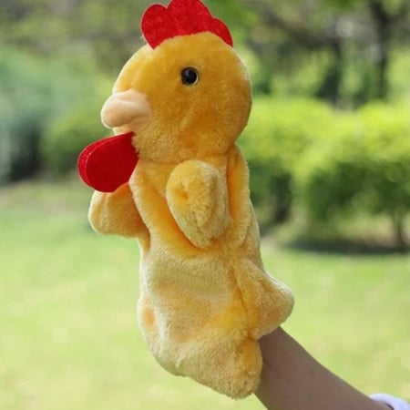 دمى اليد على شكل دجاجة