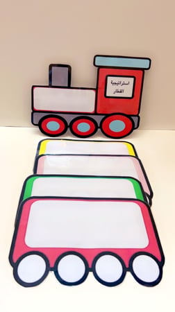 استراتيجية القطار-5 قطع -مقاس A4
