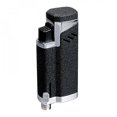 ولاعة فيكتور امباير شعلة نفاثة رباعية - اسود خزفي مطفي