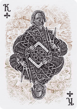 ورق لعب بلوت سونز اوف ليبرتي - احمر باتريوت