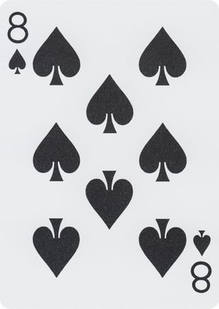 ورق لعب بلوت بلاستيك بايسكل برستيج رايدر باك - احمر