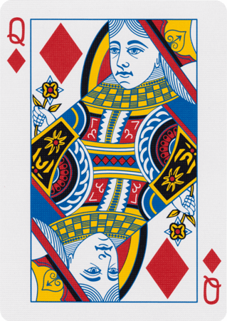 ورق لعب بلوت سوبيرير براند ريديرز - احمر