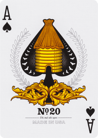 ورق لعب بلوت بايسكل هوني بي - اسود