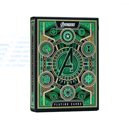 ورق لعب بلوت ثيري الفن افنجرز - جرين اديشن