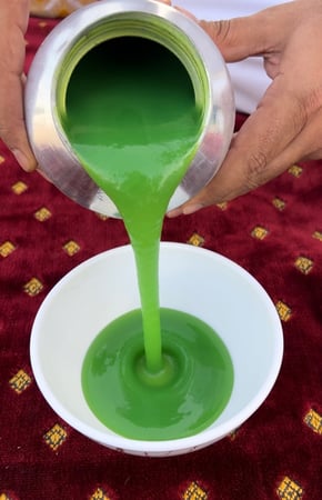 سمن غنم خاص ( أخضر ) 1 لتر تقريبا