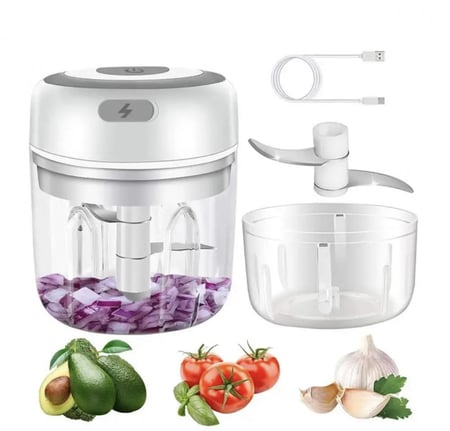 هراسة ثوم وفلفل تعمل على الشحن منفذ USB