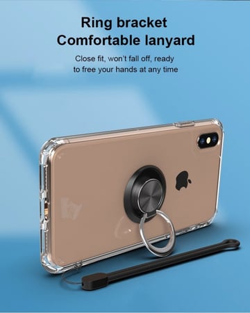 ايفون اكس /  اكس اس | شاشة شفافة ، بكج حماية 10 في 1 من شركة Sharks