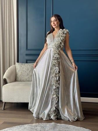 فستان لمعه سهره راقي