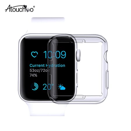 جراب شفاف واقي لساعة ابل عالي الجودة