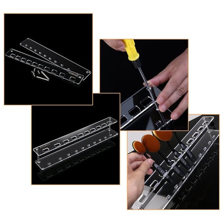 قاعدة لفرش وأدوات المكياج