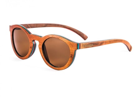 Duwood نظارات خشبية - بني غامق