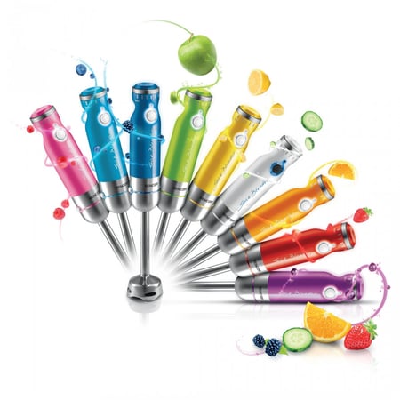 سينكور - خلاط يدوي مع عصا الخفق سينكور- أربع قطع