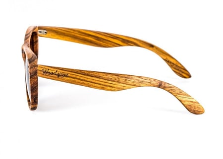 Duwood نظارات خشبية - بني