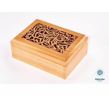 صندوق خشب احرف
