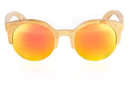 Duwood نظارات خشبية - برتقالي/أصفر