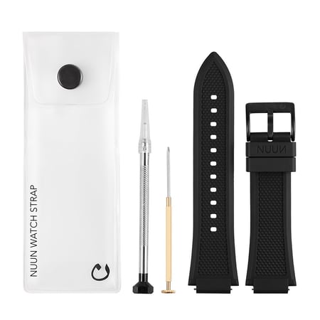 ساعة نون - مونتري أسود بأرقام عربية