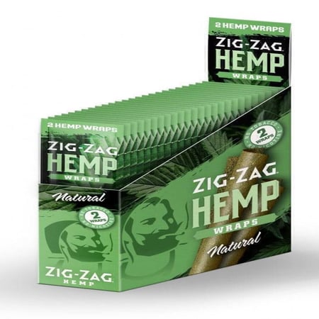 ZIG ZAG HEMP WRAPS NATURAL