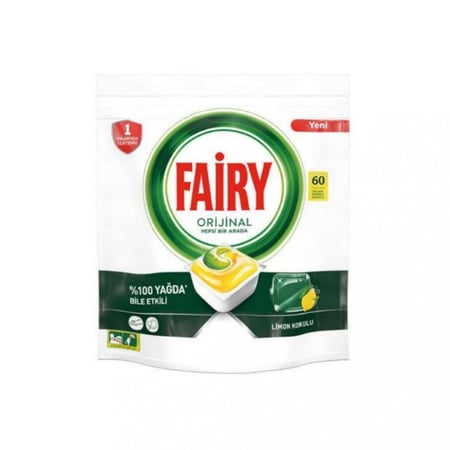 كيس كبسولات فيري بالليمون 60 قرص