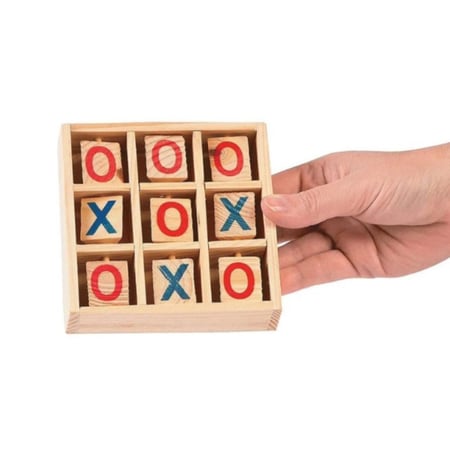 لعبة اكس او خشبية