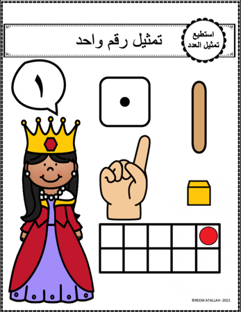 اوراق عمل رقم واحد ( 1 ) جاهزة للطباعة pdf