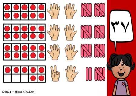 عرض بوربوينت للاطفال عن الارقام جاهز مميز  لرقم  تسعة وثلاثين ( 39) ppt