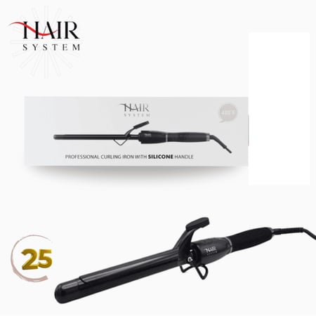 هير سيستم فير تجعيد الشعر الاحترافي- 25 ملم