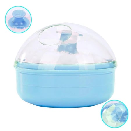 علبة بودرة بداره لحفظ البودرة