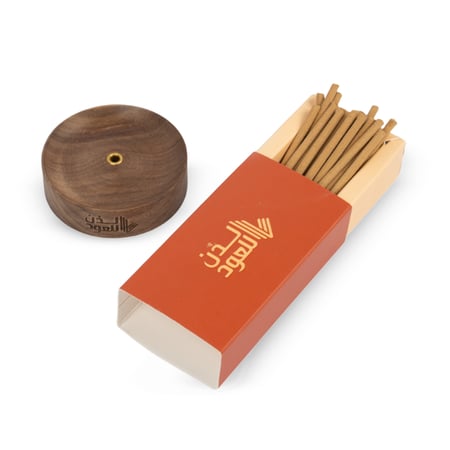 علبة أعواد فاخرة + مبخرة