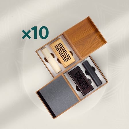 متجر لدن للعود 10 بوكسات ميني لدن مع 10 مباخر و 300 عود مروكي سوبر