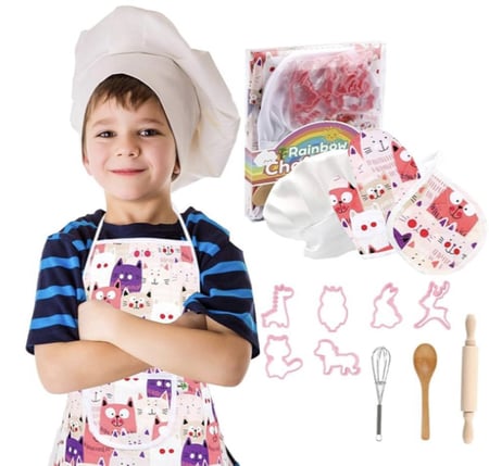 مريلة وادوات المطبخ