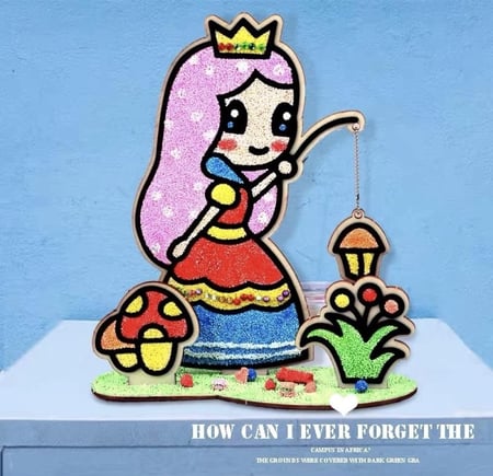 تلوين بالرمل العجيب