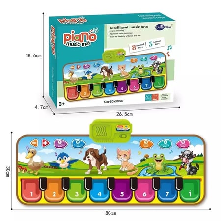 بساط بيانو وتعليم اصوات الحيوانات