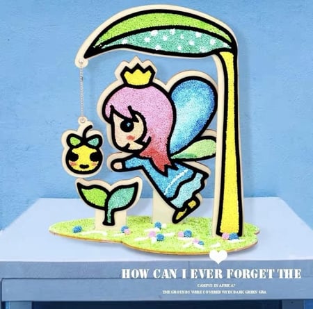 تلوين بالرمل العجيب