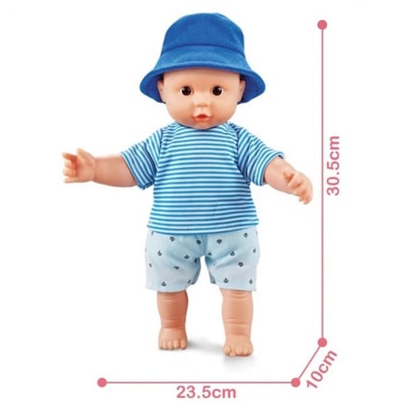 دمية اطفال مع عربة