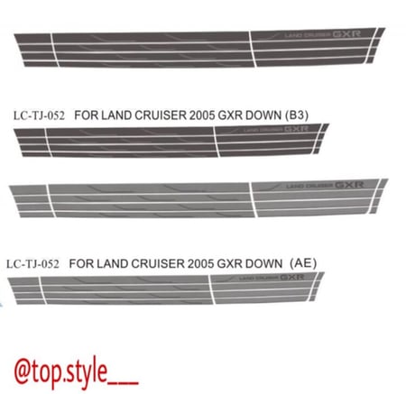 خط تيوتا لاند كلوزر 2005 GXR تحت