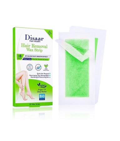 ديسار مزيل شعر شرائح اخضر 20 شريحه