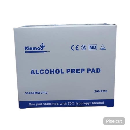 مسحات طبيه كحوليه 1000 حبه في الكرتون