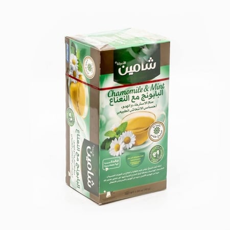 مشروب البابونج مع النعناع شامين