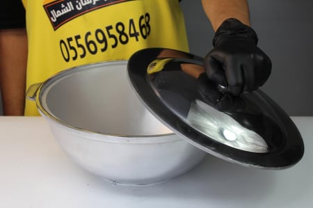 قدر بخاري اوزبكي لماع - حجم وسط
