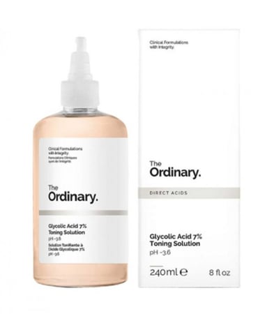 تونر الجلايكوليك أسيد 7% من The Ordinary لتجديد البشرة وتفتيحها
