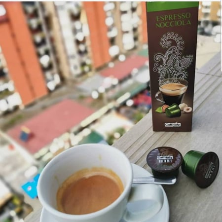 قهوة بالبندق تركيز 7/10