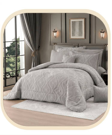 طقم سرير في حقيبة 8 قطع ملكي