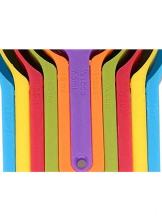 ملاعق قياس لضبط وصفات الأكل 6 مقاسات