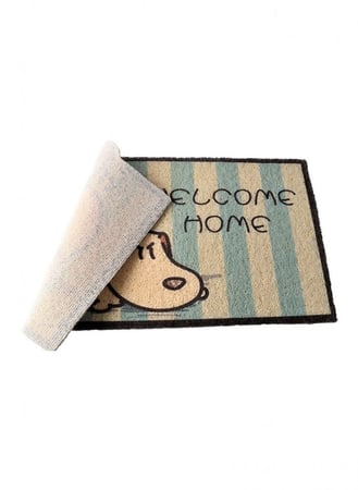 دعاسة باب مانعه للانزلاق برسوم كرتونية مخططة